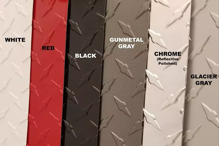 aluminum diamond plate sheets by color